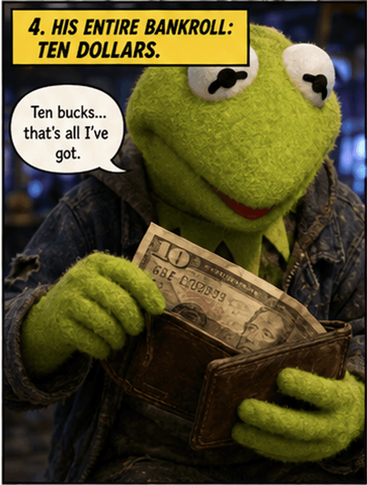 Chill Frog story panel 4