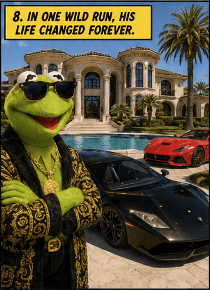 Chill Frog story panel 8