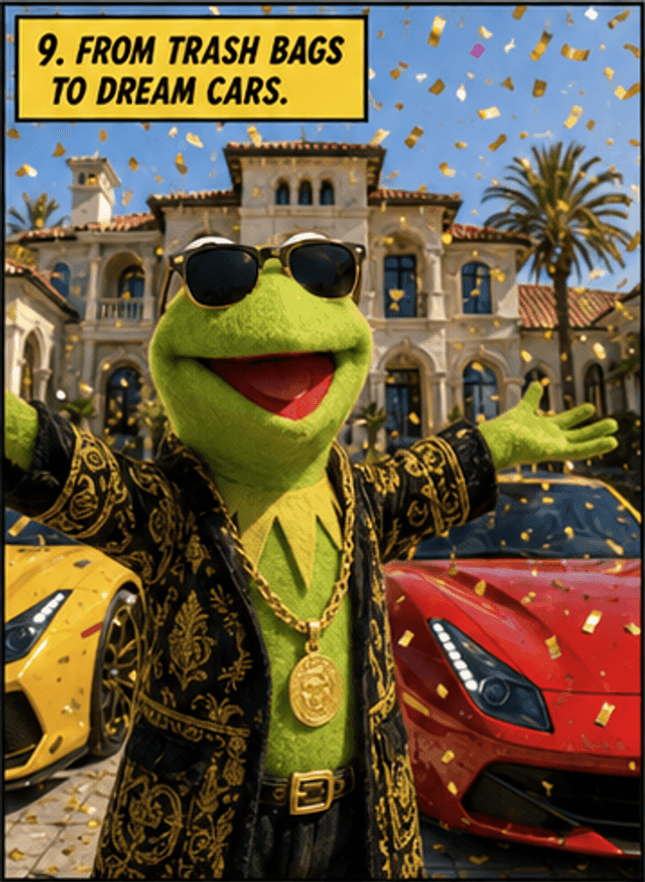 Chill Frog story panel 9